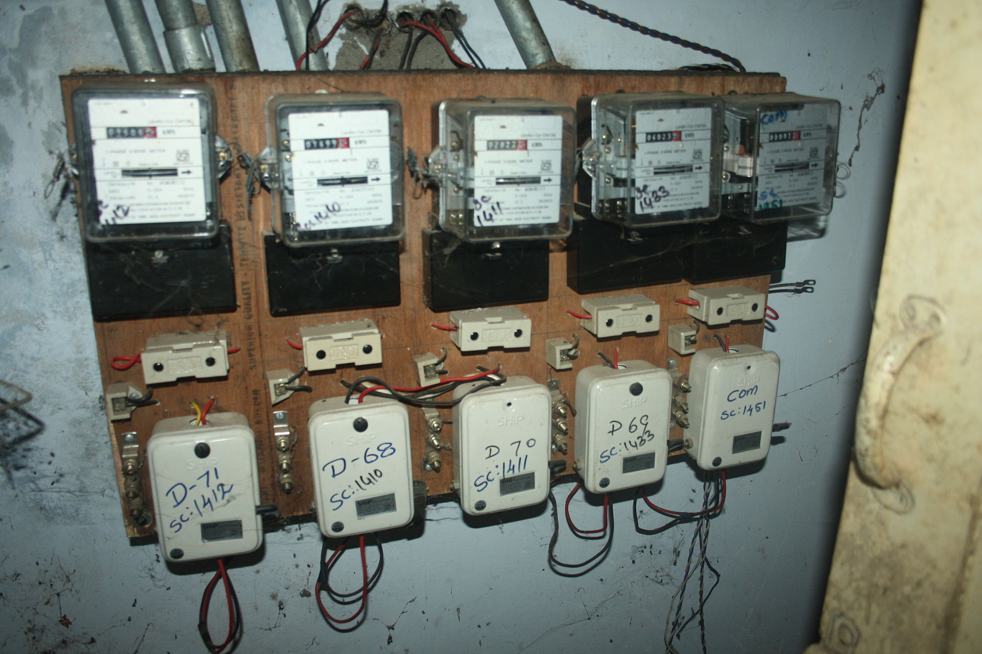 Indian electricity meters